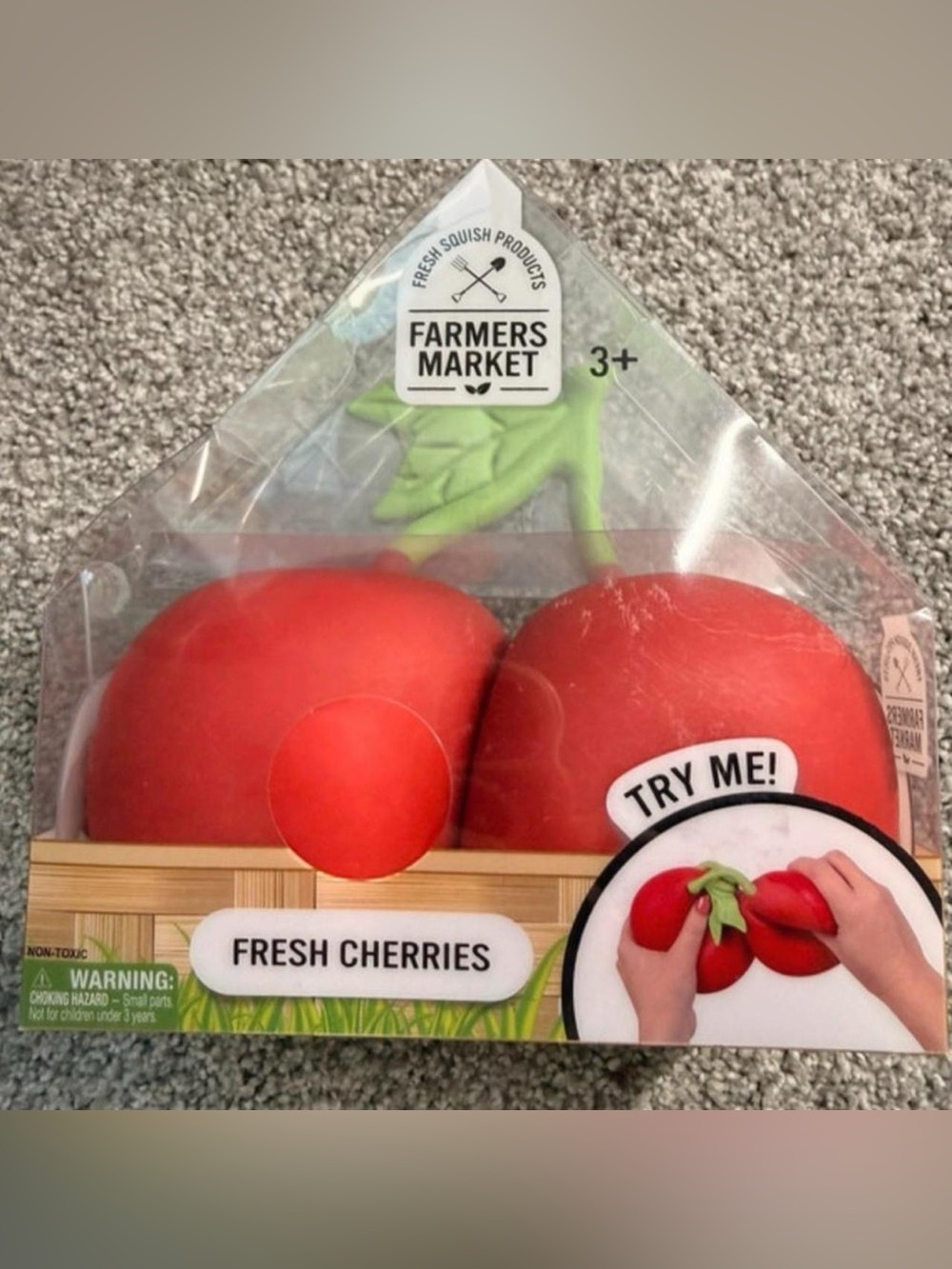 *NEW* Sunny Days | Farmers Market: Fresh Cherries Squishy Toy